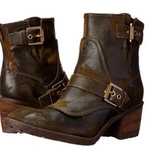 Donald J. Pliner Delta Espresso brown ankle boots